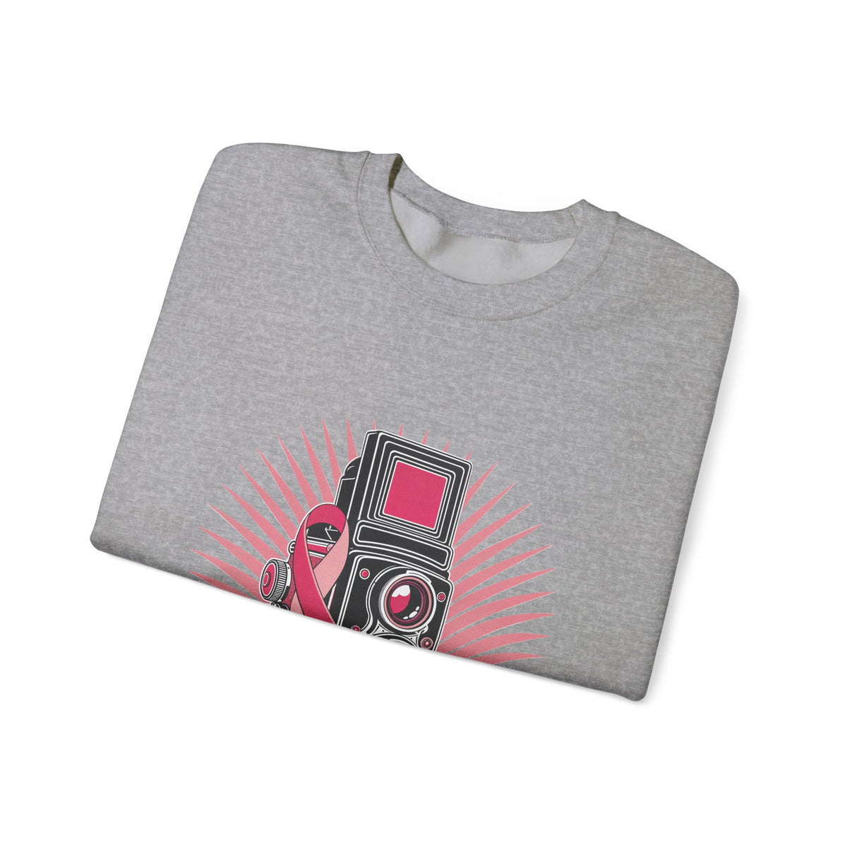 Shoot for a Cure — Breast Cancer Awareness Crewneck (Photographer Collection)