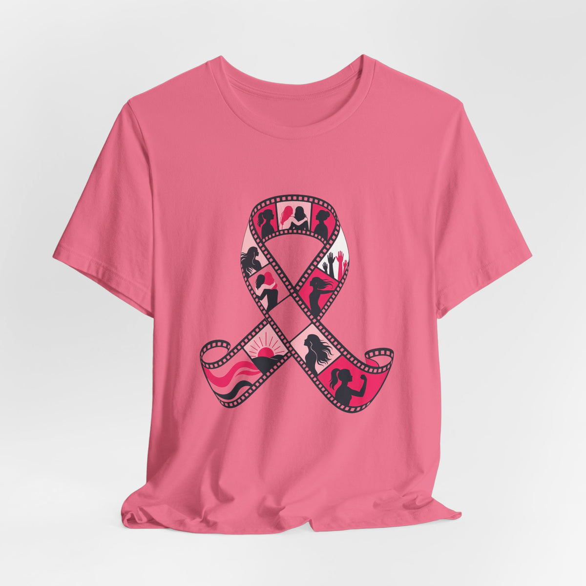 Film Strip Ribbon — Breast Cancer Awareness Tee (Photographer Collection)