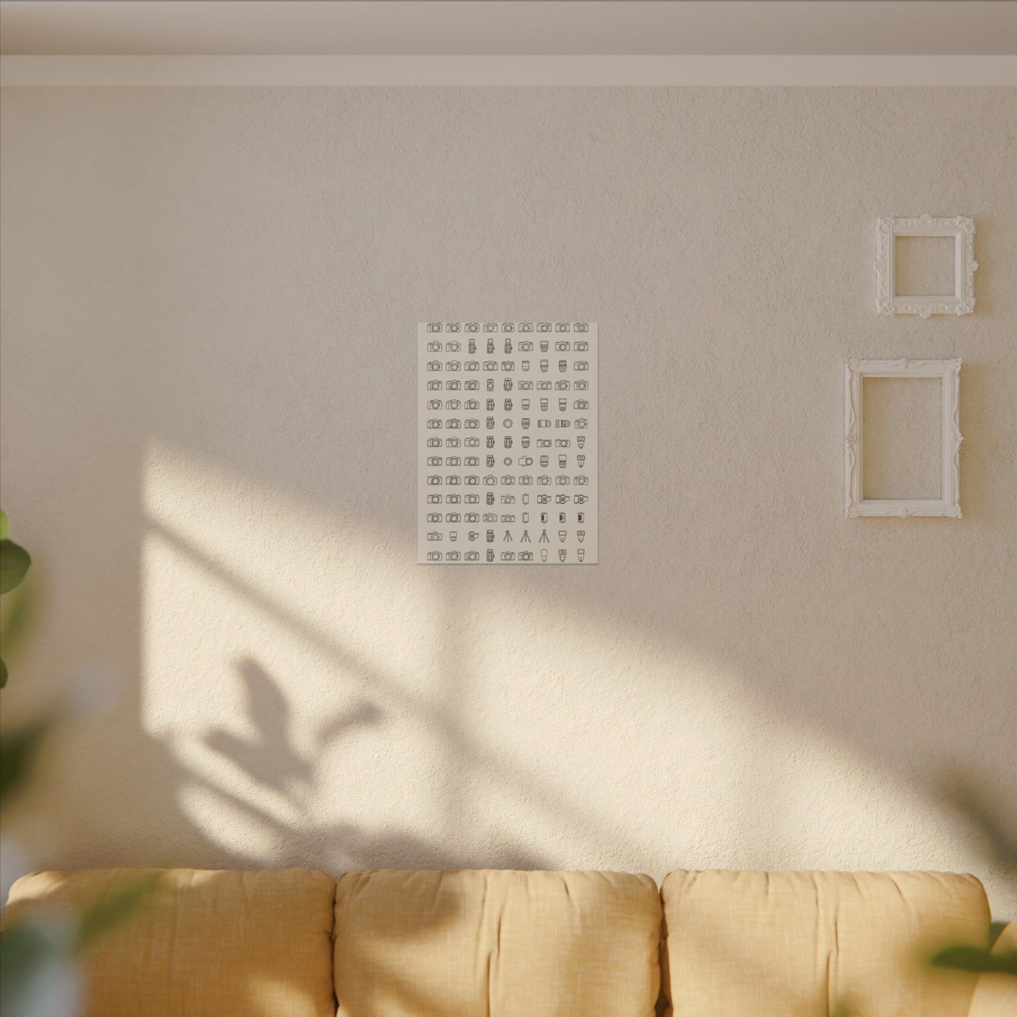 Camera Collector Chart Canvas Wall Art