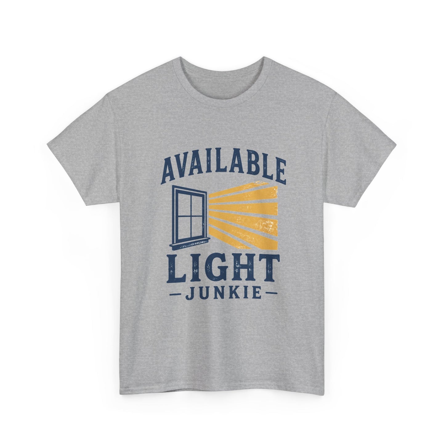 Available Light Junkie Photographer Tee