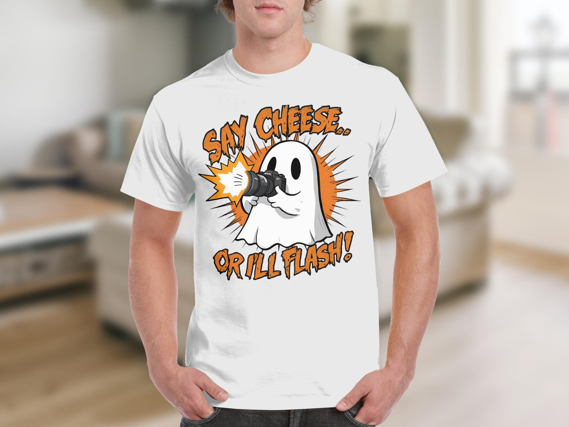 Say Cheese Or I'll Flash Graphic Tee
