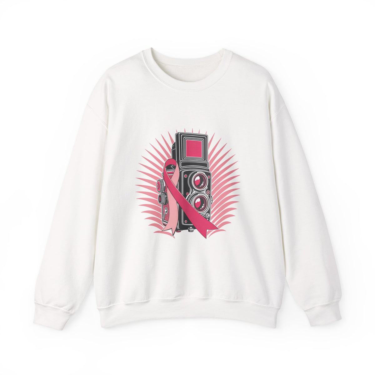 Shoot for a Cure — Breast Cancer Awareness Crewneck (Photographer Collection)