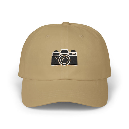 Vintage Camera Embroidered Dad Cap