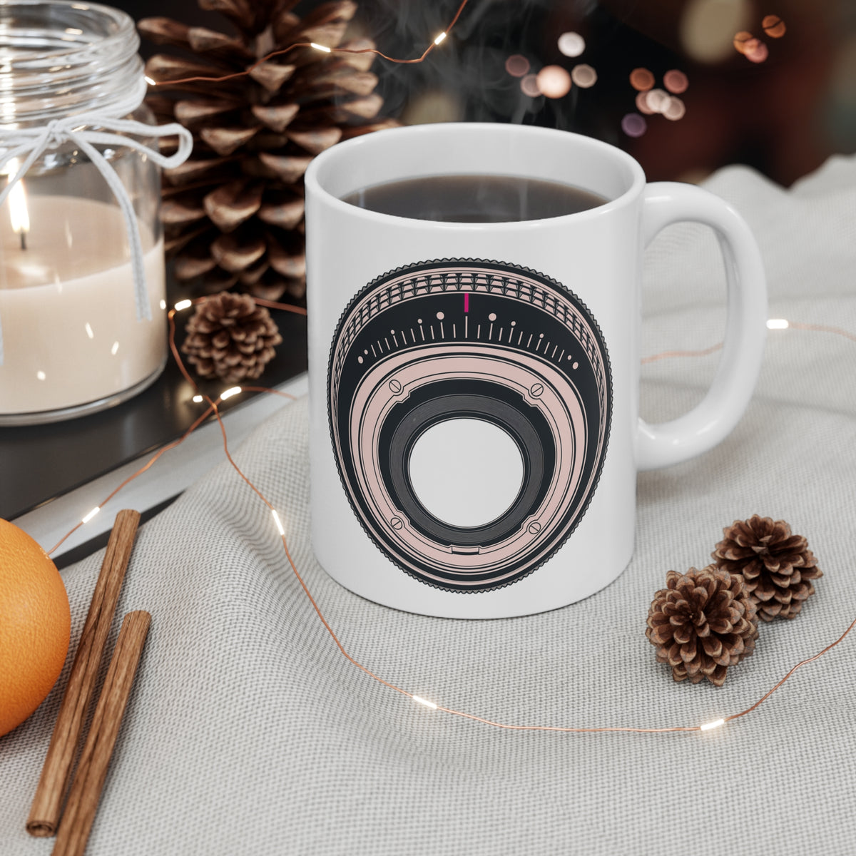 Focus on the Cure — Breast Cancer Awareness Mug (Photographer Collection)