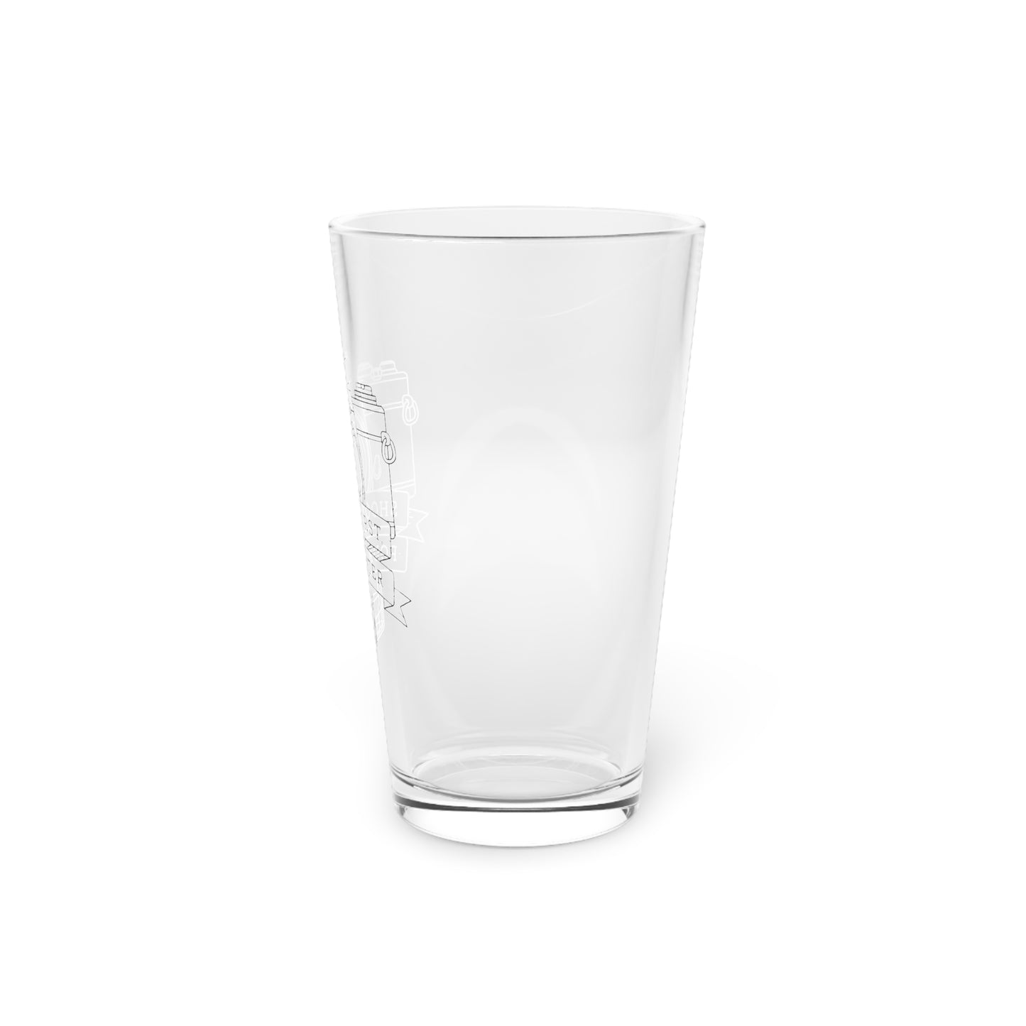 Shoot First Pour Later Pint Glass