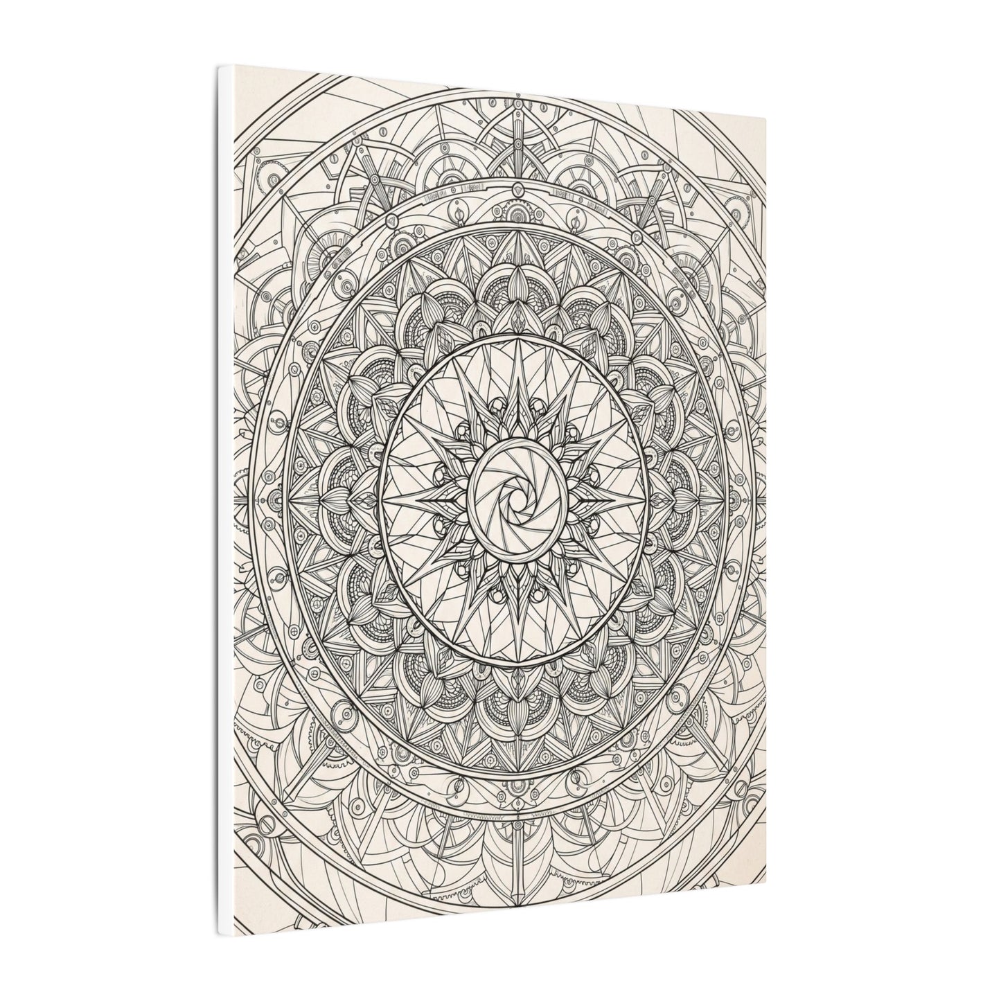 Camera Shutter Mandala Canvas Wall Art