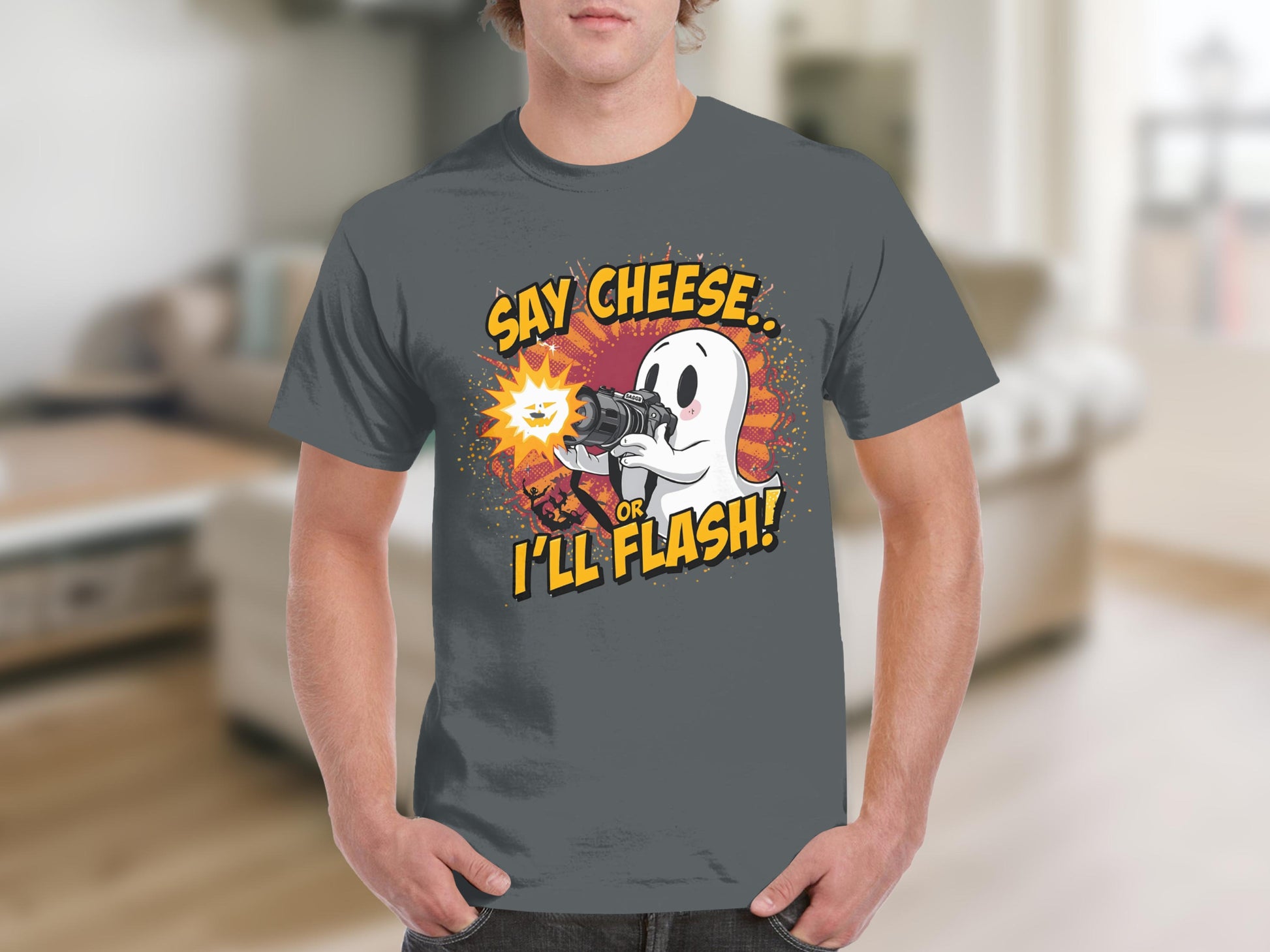 Say Cheese or I'll Flash Graphic T-shirt