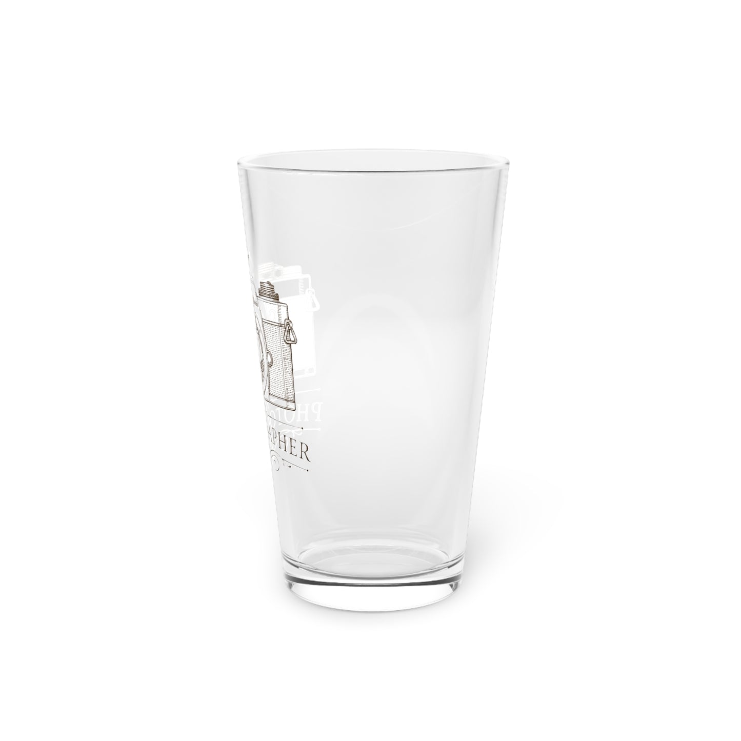 The Photographer Pint Glass