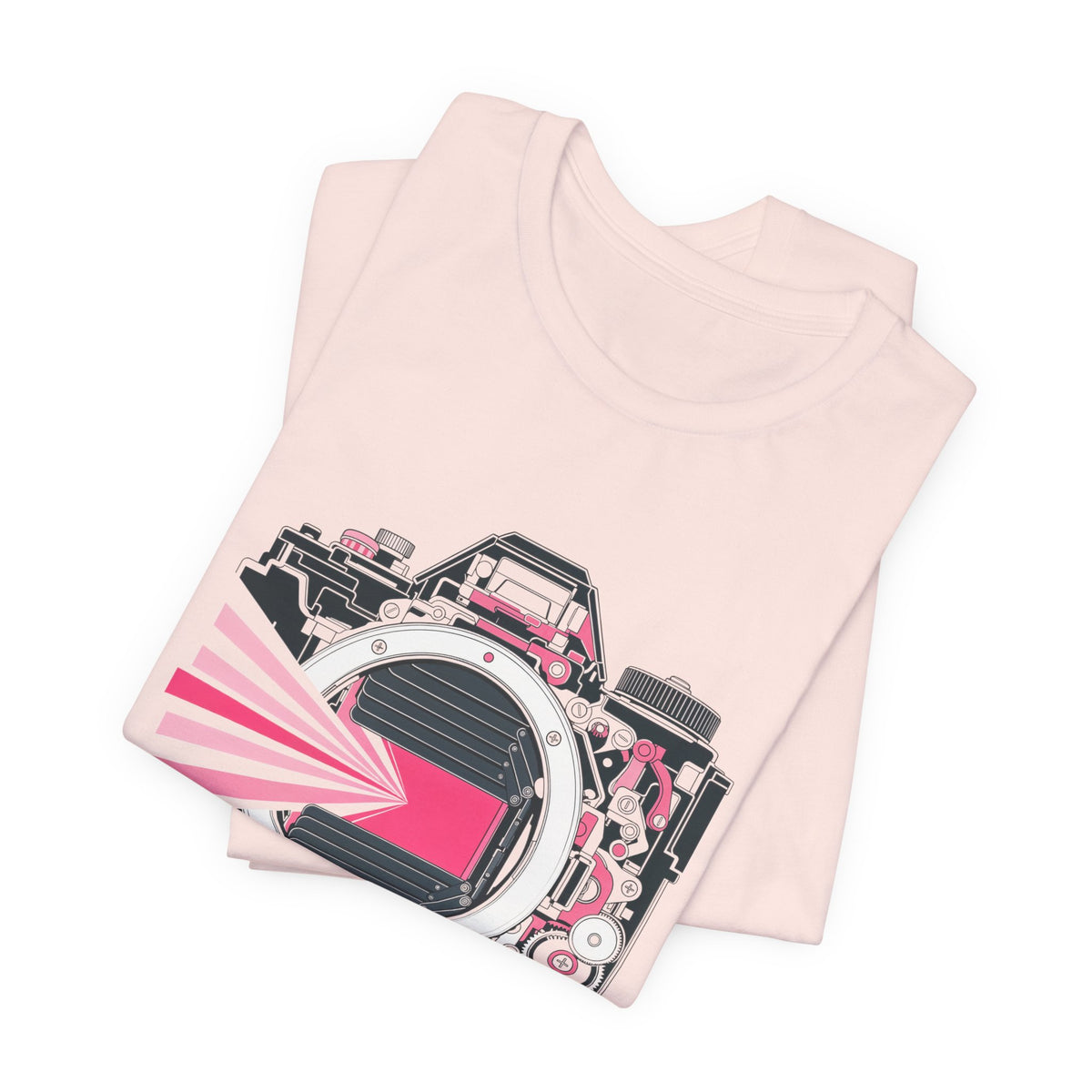 Shutter / Early Detection — Breast Cancer Awareness Tee (Photographer Collection)
