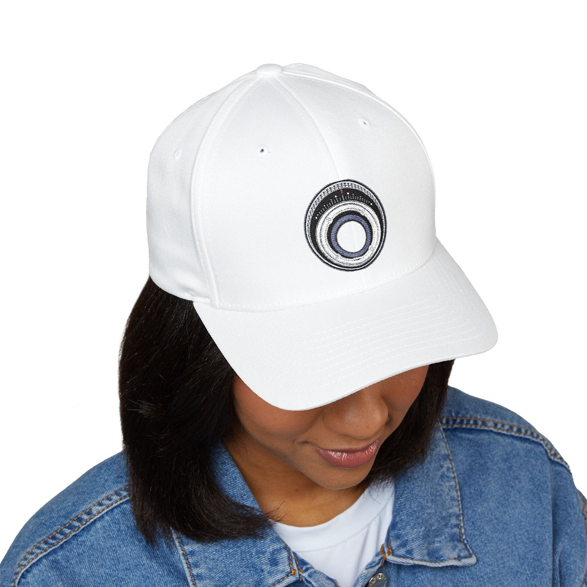 Focus on the Cure — Breast Cancer Awareness Embroidered Cap (Photographer Collection)