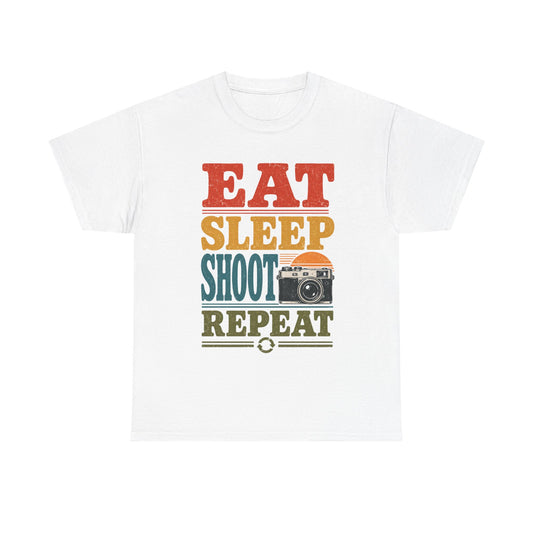 Eat Sleep Shoot Repeat Photographer Tee