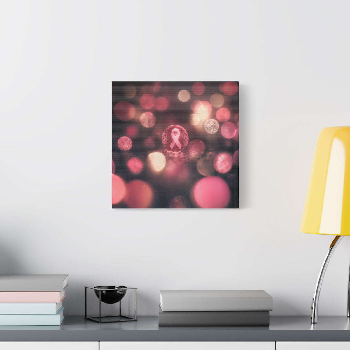 Bokeh of Survivors — Breast Cancer Awareness Canvas (Photographer Collection)
