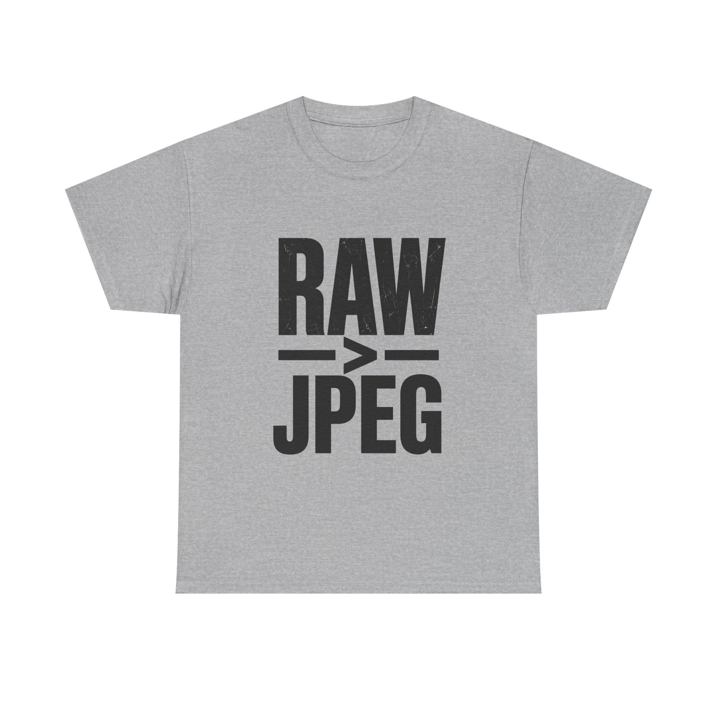 RAW > JPEG Photographer Tee