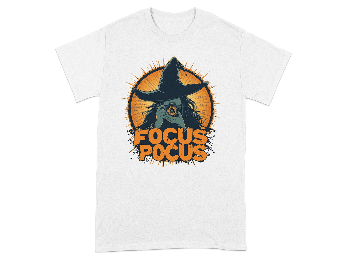 Focus Pocus Witch Graphic Halloween T-shirt