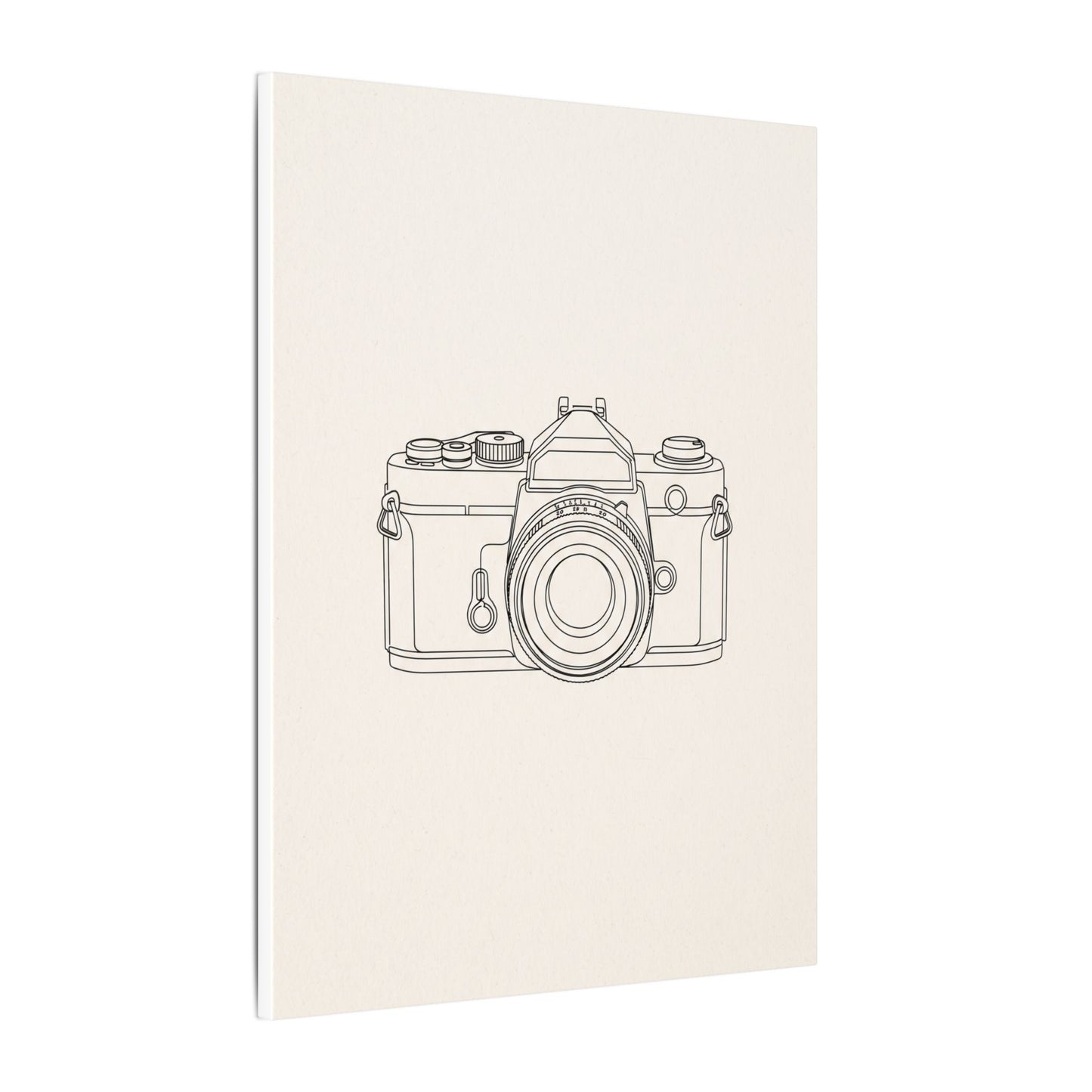 Line Art Camera Canvas Wall Art