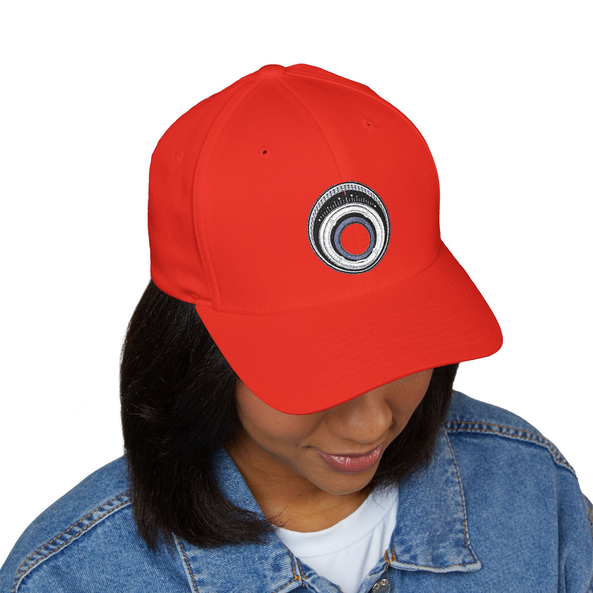 Focus on the Cure — Breast Cancer Awareness Embroidered Cap (Photographer Collection)