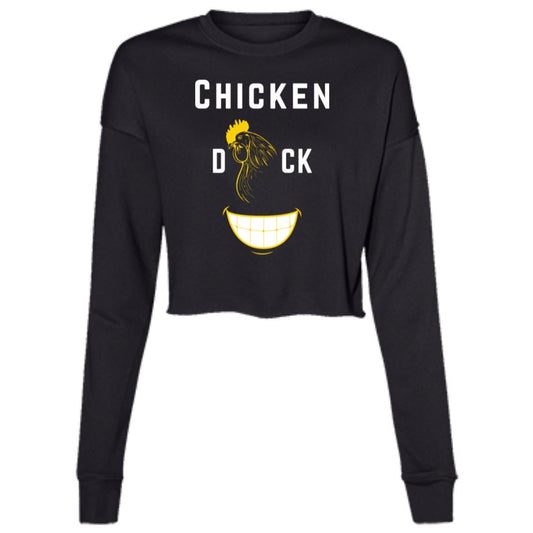 Chicken D*ck Smile Cropped Fleece