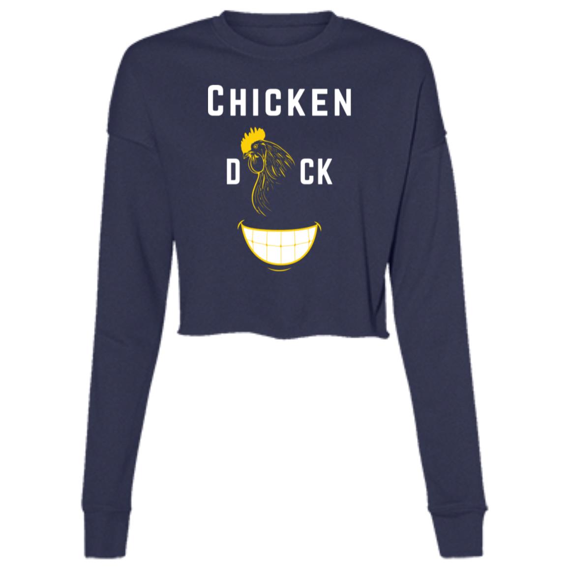 Chicken D*ck Smile Cropped Fleece