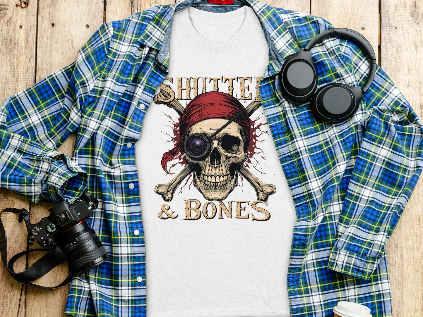 Pirate Skull and Crossbones Shiver Me Timbers Shirt