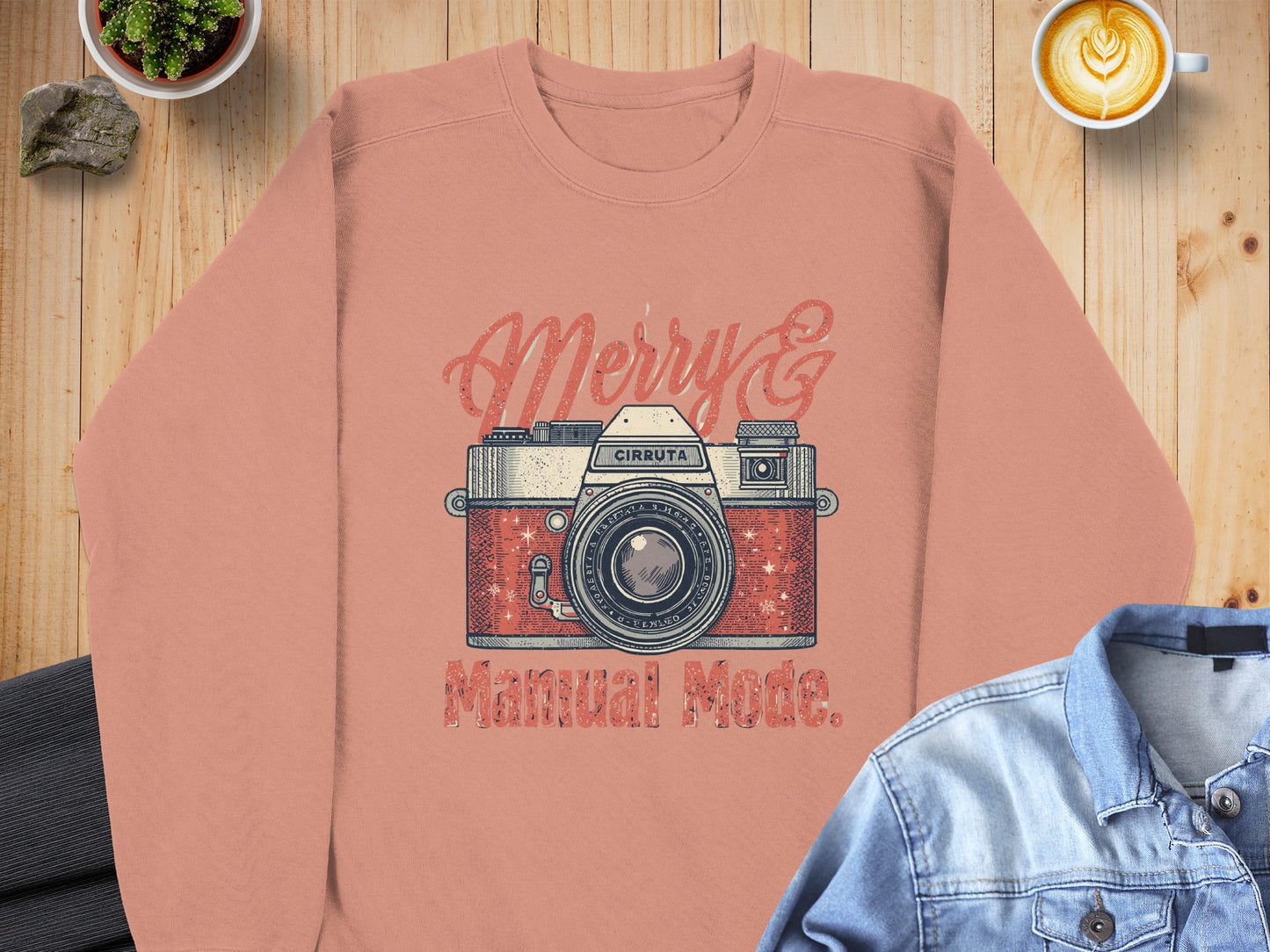 Merry and Manual Mode Camera Graphic Sweatshirt