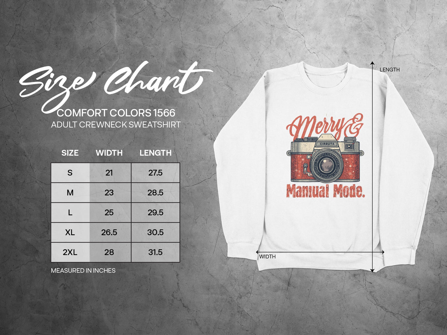 Merry Manual Mode Camera Sweatshirt