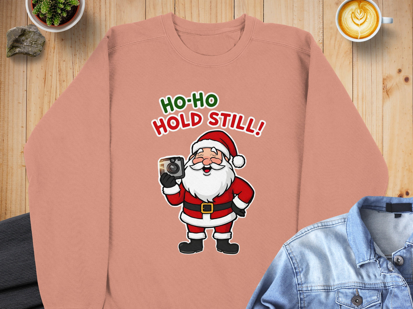 Santa Claus Ho-Ho Hold Still Sweatshirt Product