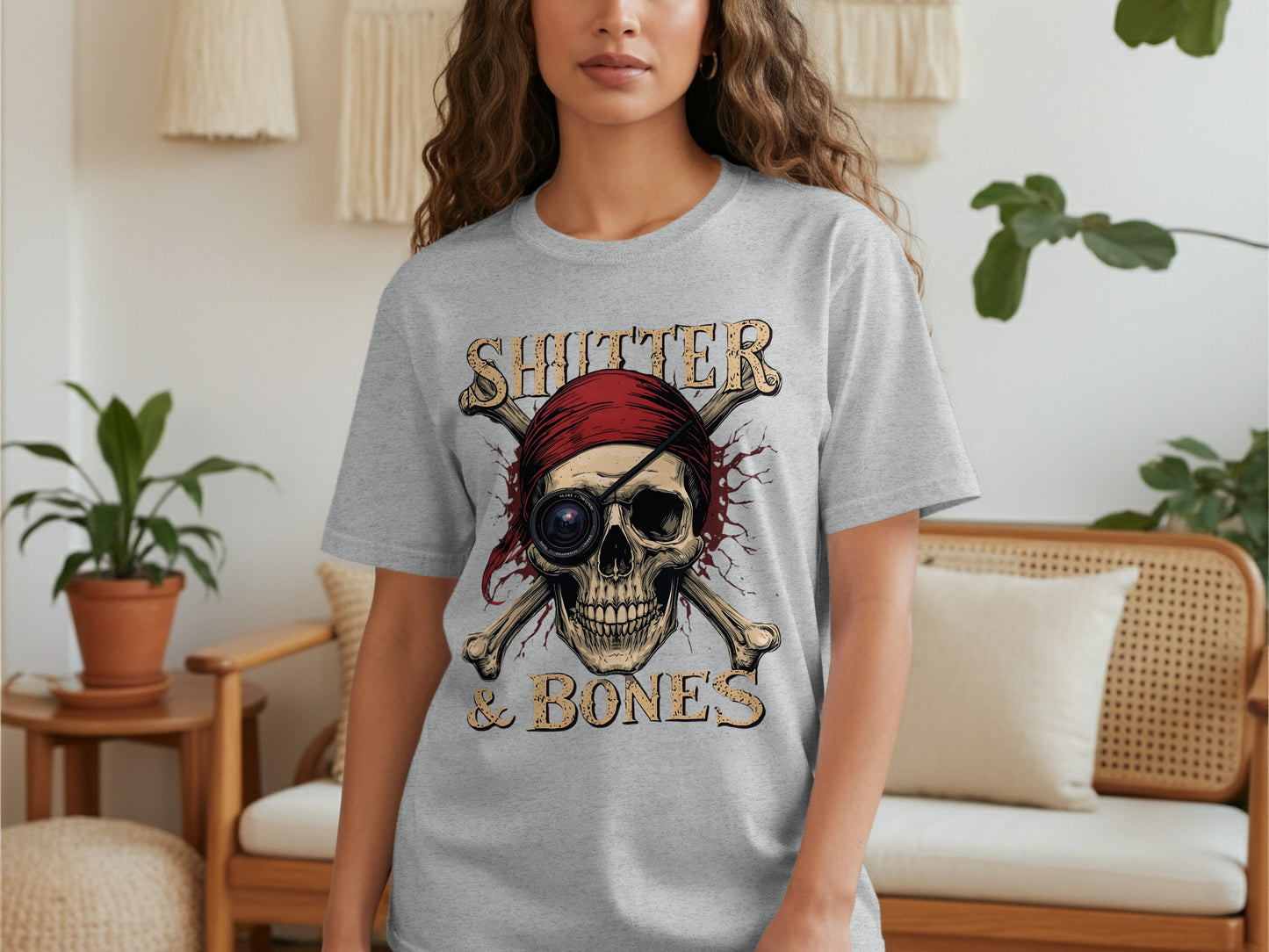 Shutter & Bones Pirate Skull Graphic Tee product
