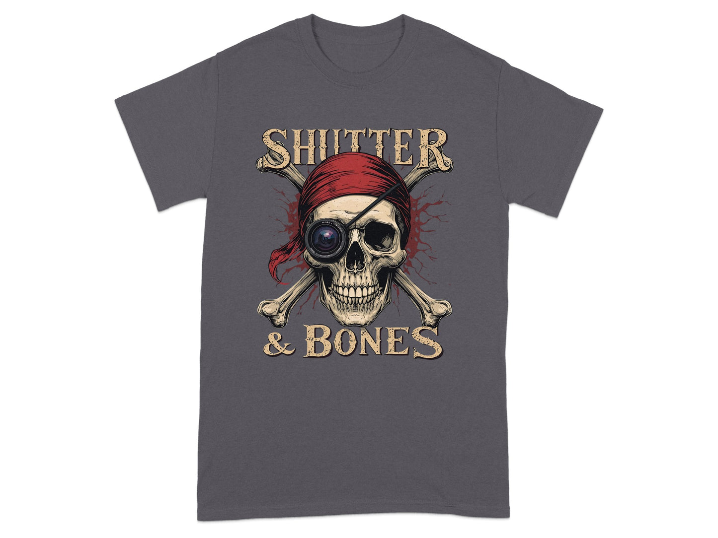 Shutter and Bones Pirate Skull Graphic Tee product