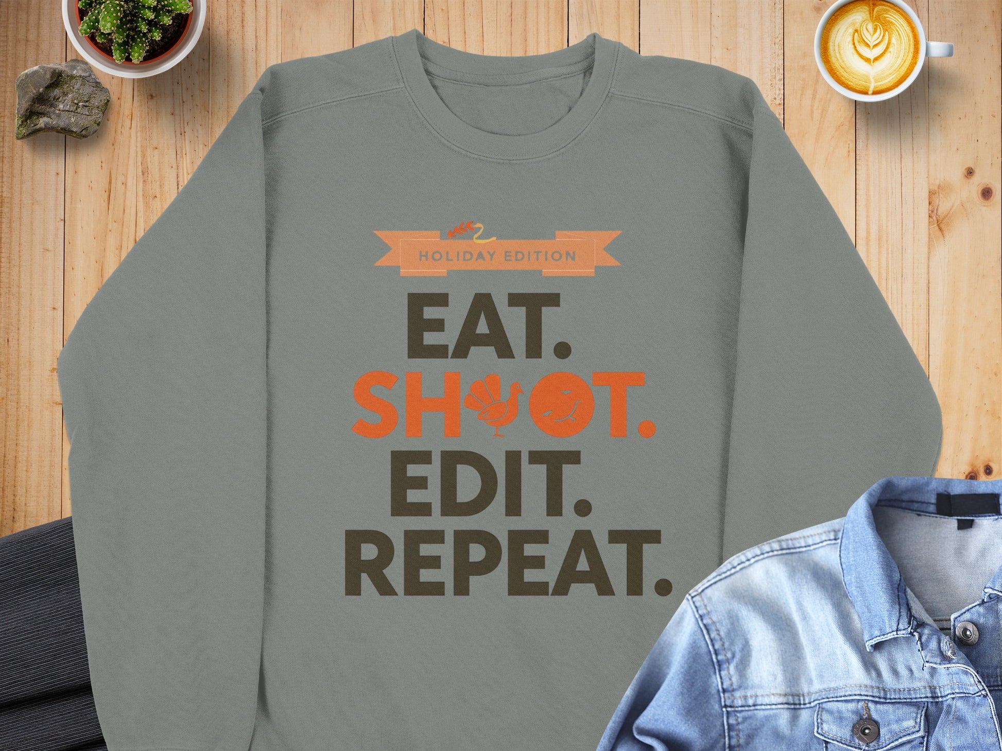 Holiday Edition Eat Shoot Edit Repeat Shirt