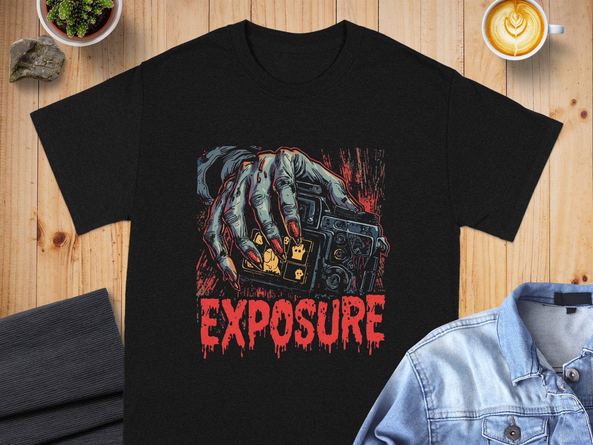 Horror Inspired Design Graphic T-Shirt