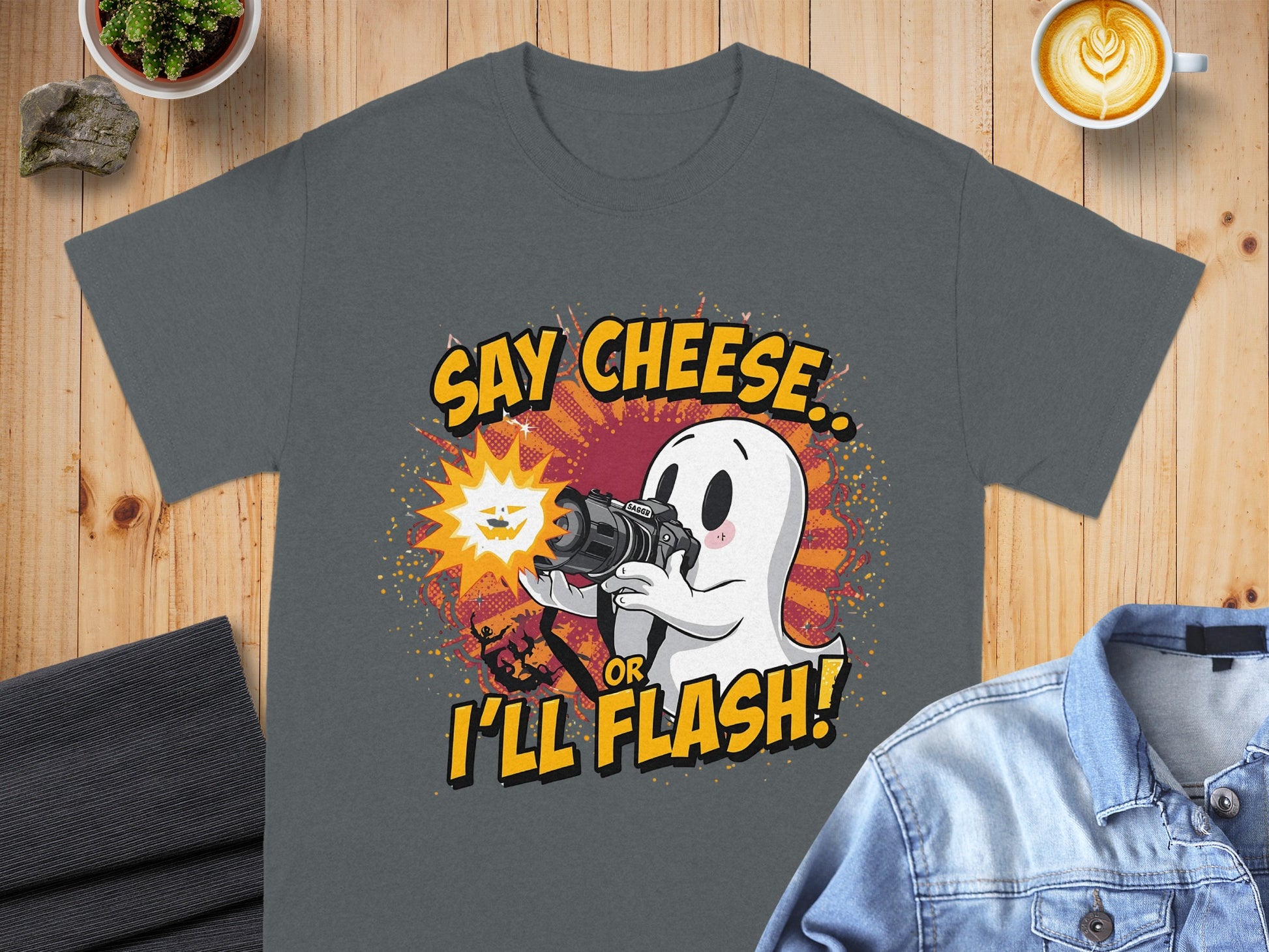 Say Cheese or I'll Flash Graphic T-Shirt