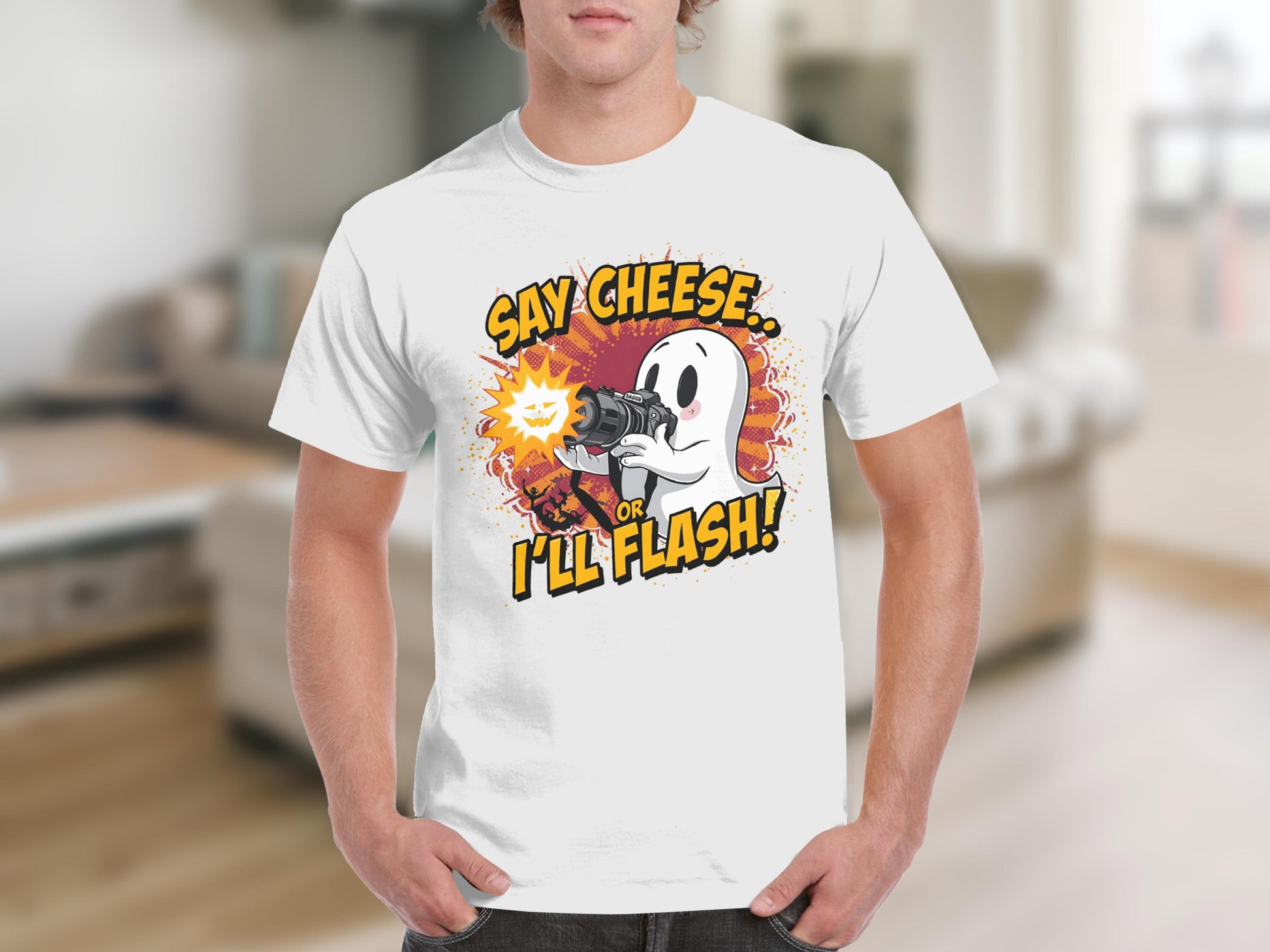 Say Cheese Or I'll Flash Graphic T-Shirt Product