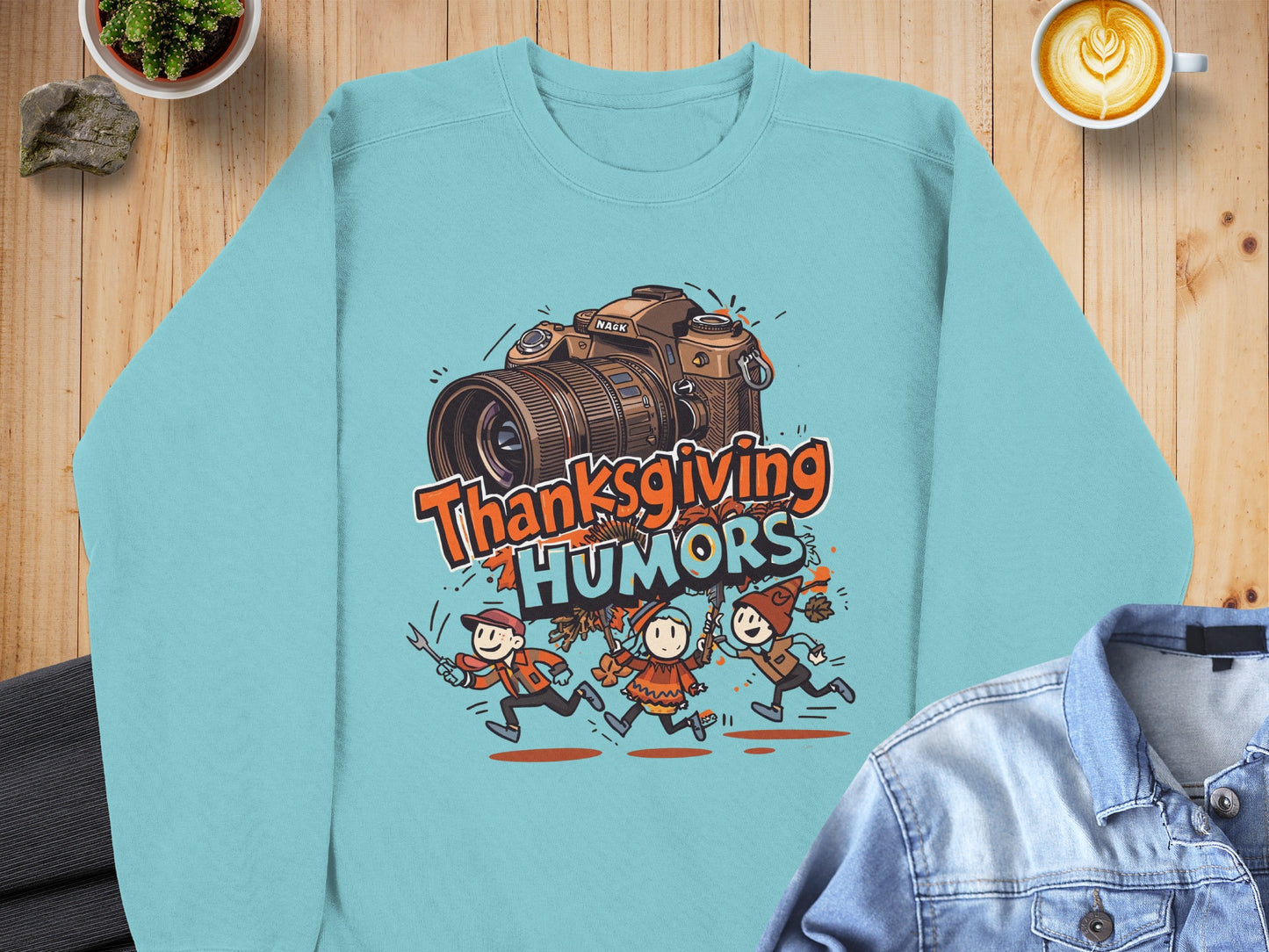 Thanksgiving Humor Camera Sweatshirt Product