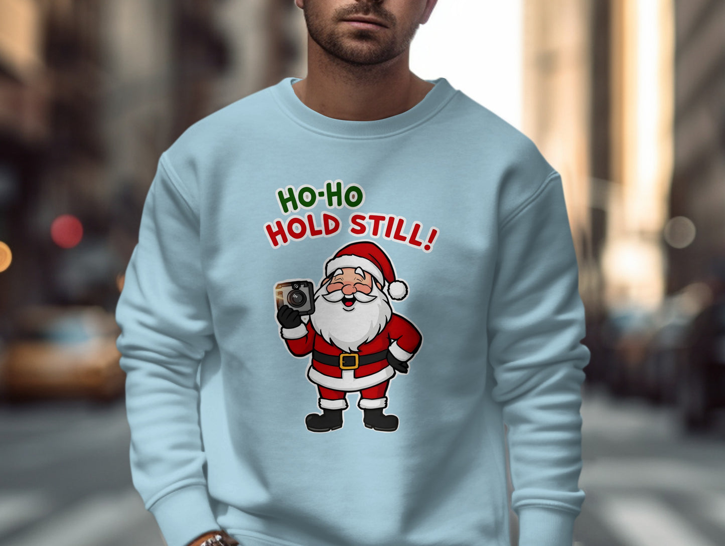Ho-Ho Hold Still Santa Claus Photography Shirt