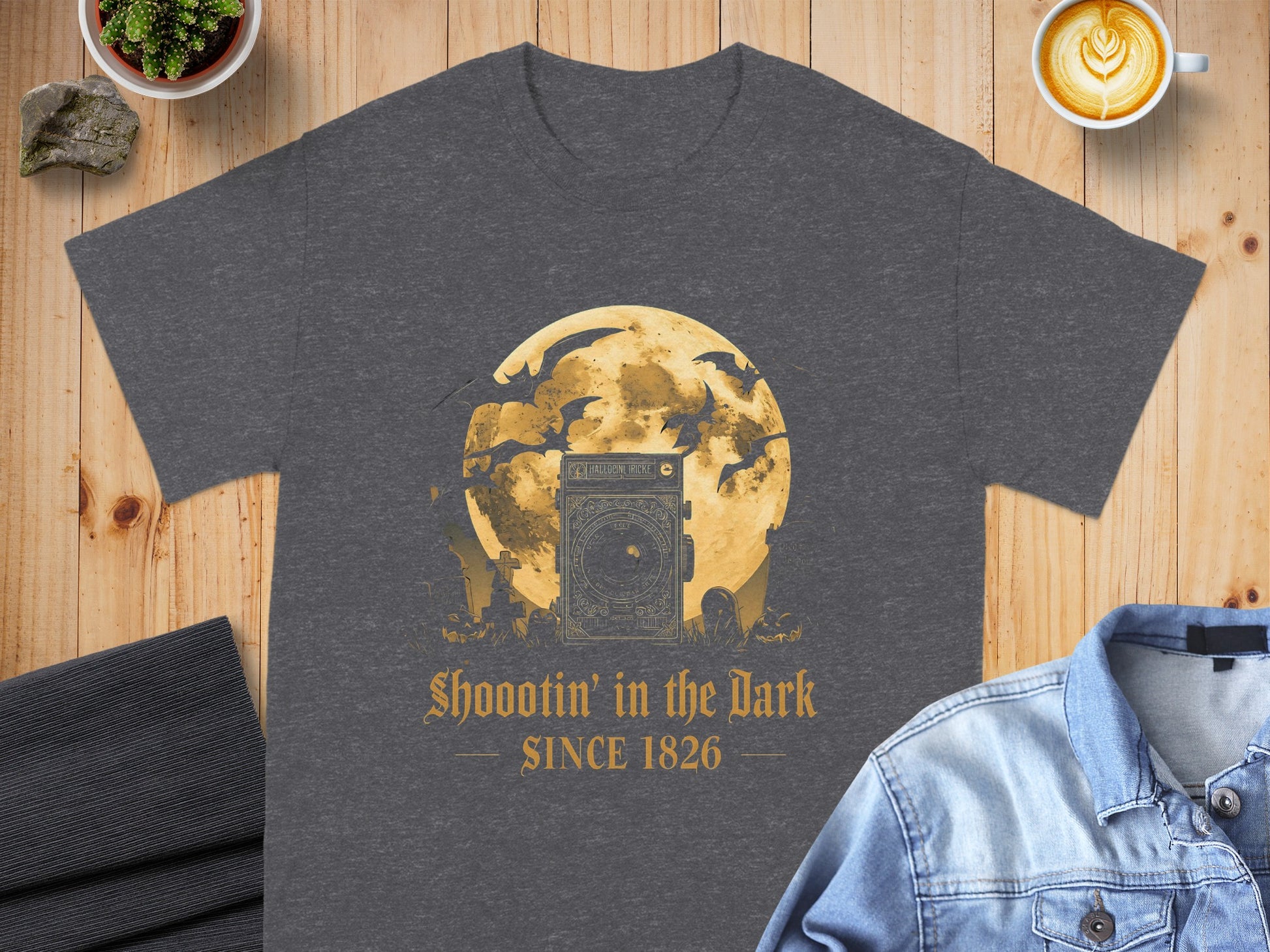 Shootin' in the Dark Since 1826 t-shirt