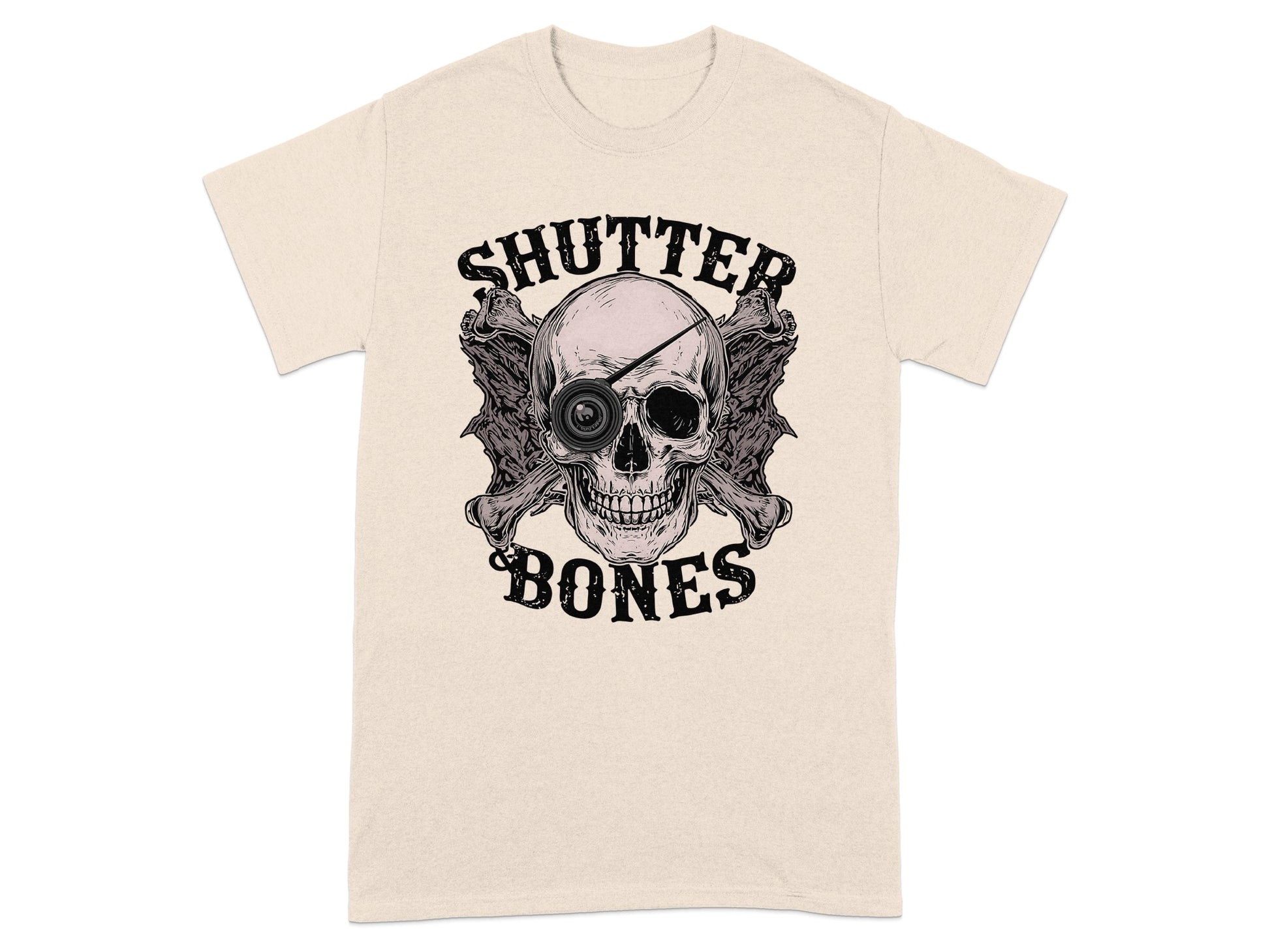Shutter Bones Skull and Crossbones Graphic Tee